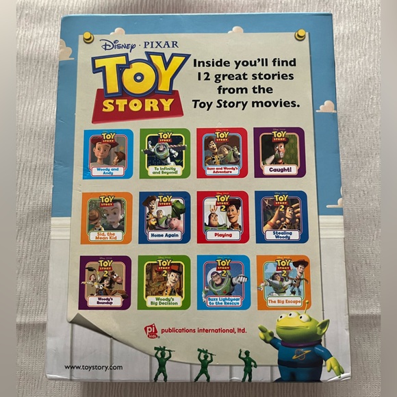 Disney Pixar Toy Story Original Set Of 12 Book Blocks Board Books ๐ - Picture 2 of 9